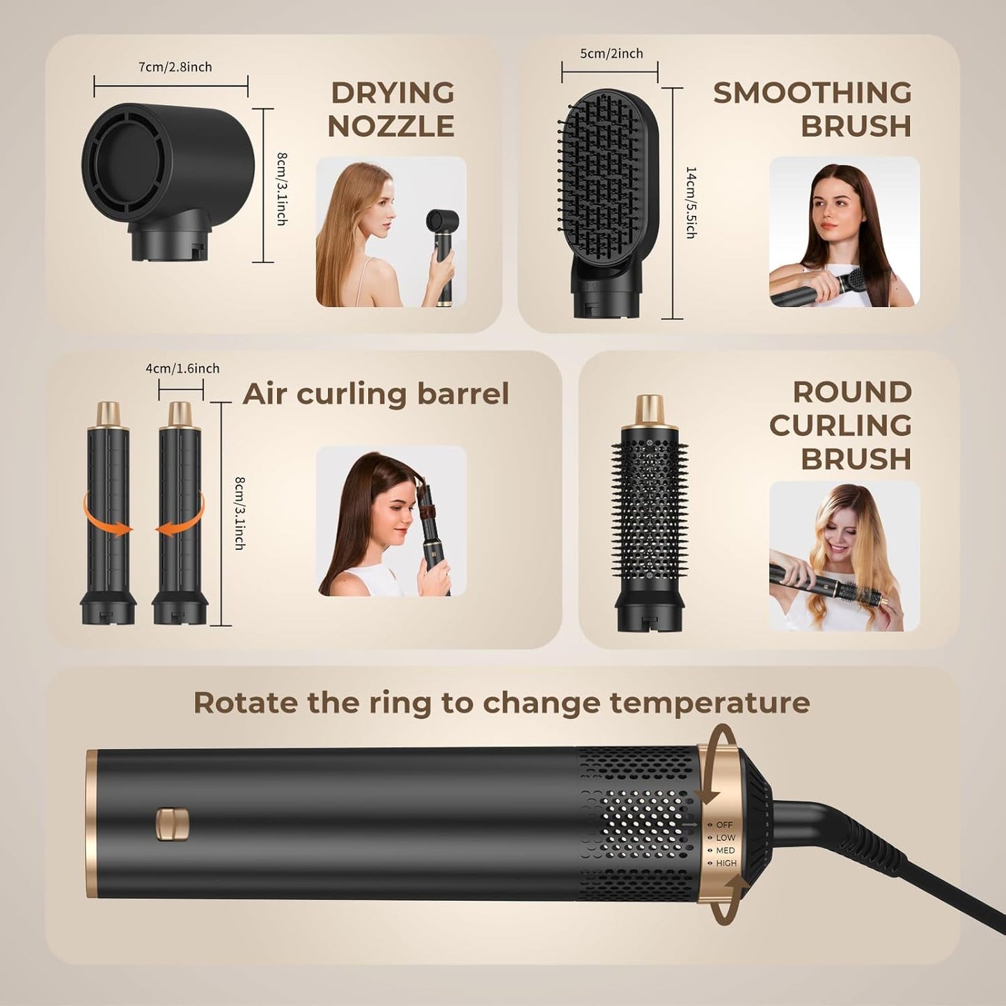 5 In 1 Hot Air Brush