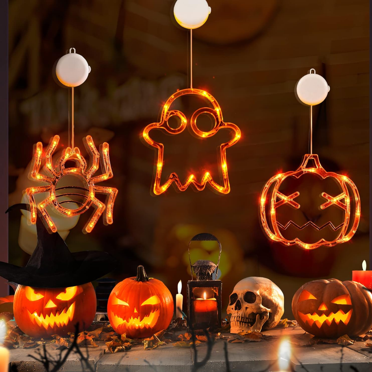 7 Pcs Halloween LED Lights